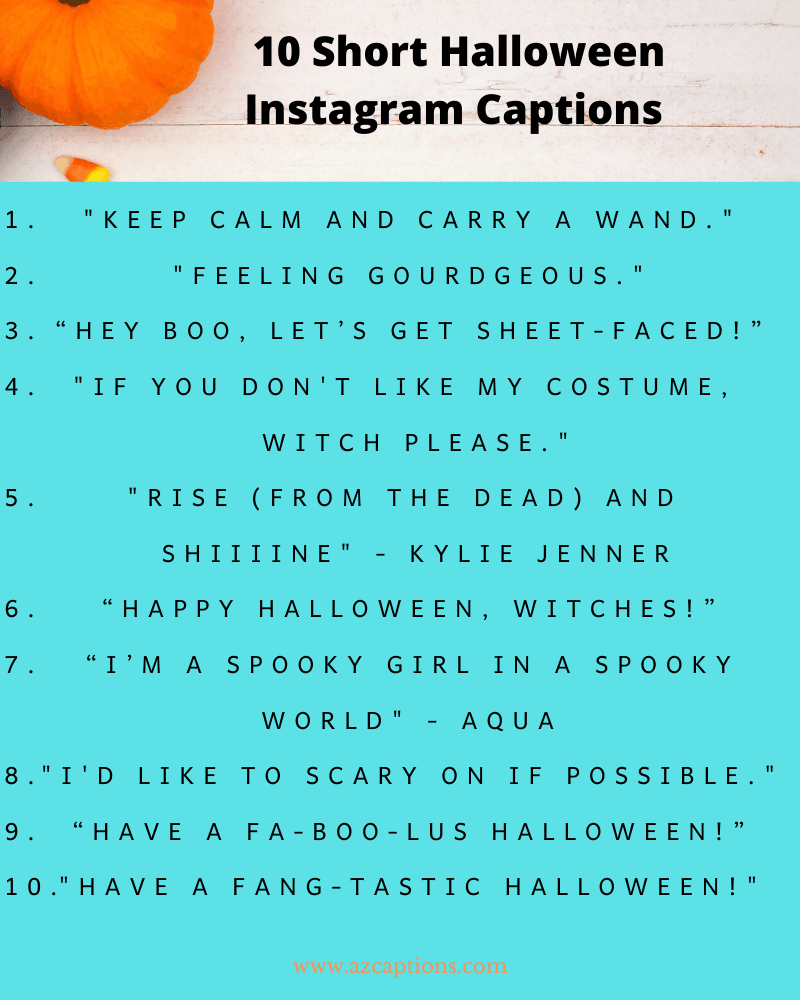 10+ Halloween Captions for Instagram 2020 Best & Funny