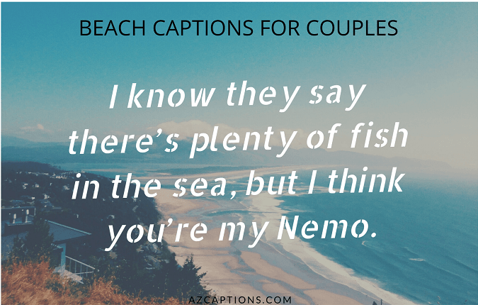 BEACH CAPTIONS FOR COUPLES