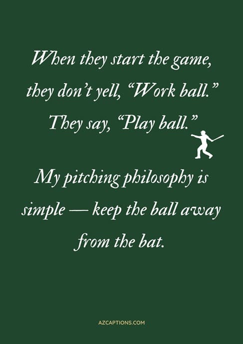 Baseball Game Captions