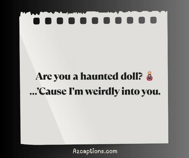 Dark Humor Pick Up Lines for Tinder