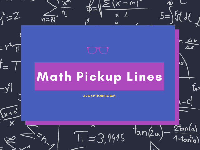 Math Pickup Lines