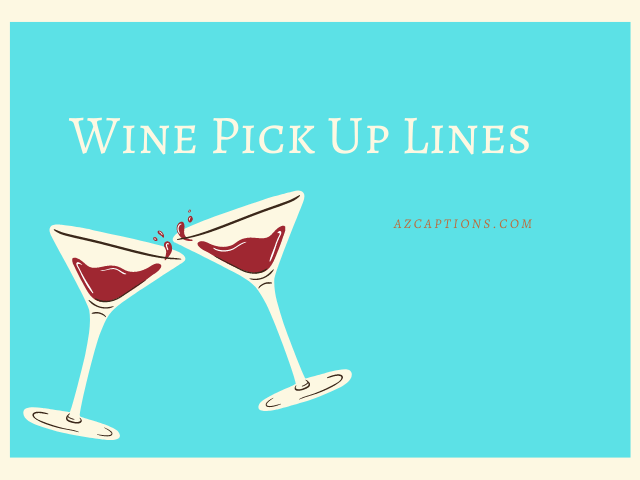 Wine Pick Up Lines