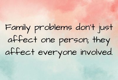 Short Sad Quotes About Family Problems Sayings