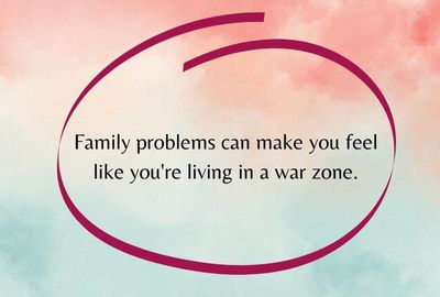 family problems kills your happiness quotes