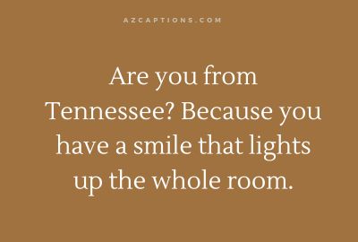 Tennessee pick up lines meaning