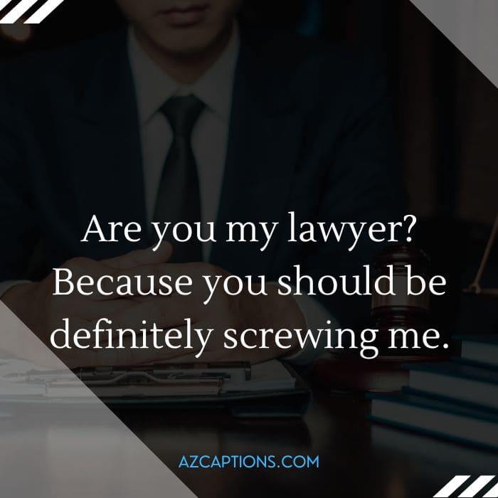 lawyer pick up lines tinder