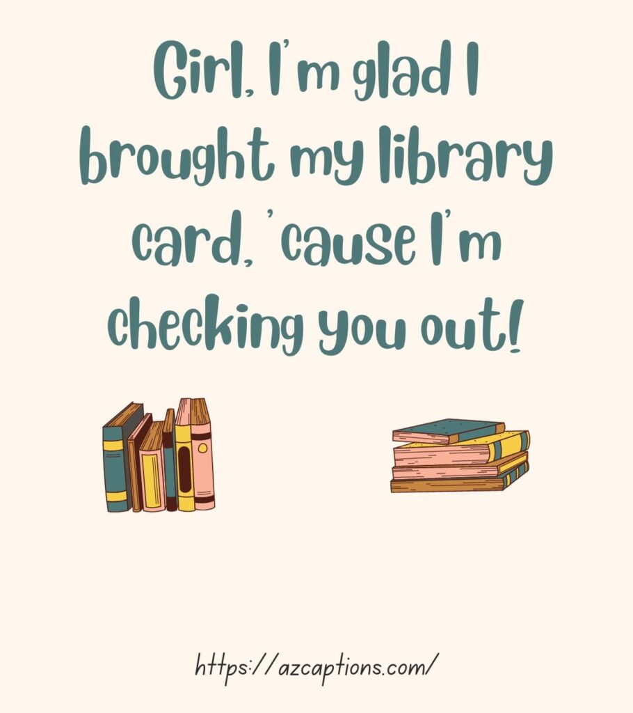 Library card pick up line response