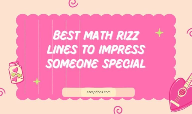 Math Rizz Lines