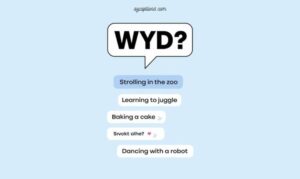 how to respond to wyd