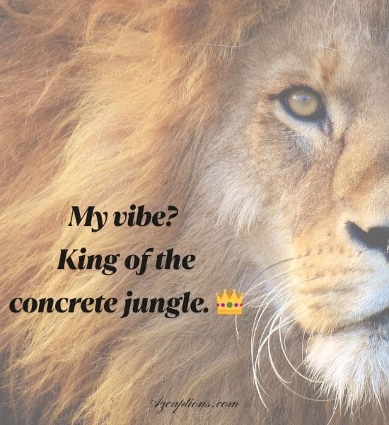 Attitude Powerful Lion Quotes for Instagram