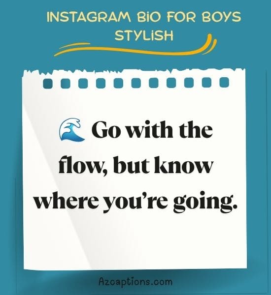 Instagram Bio for Boys Stylish
