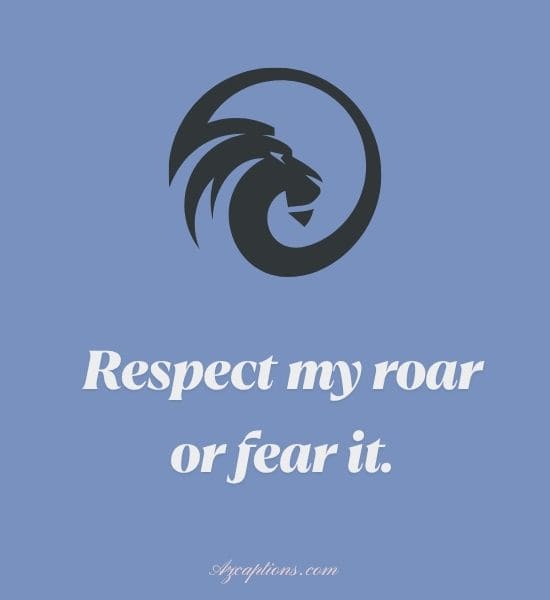 Killer Attitude Powerful Lion Quotes