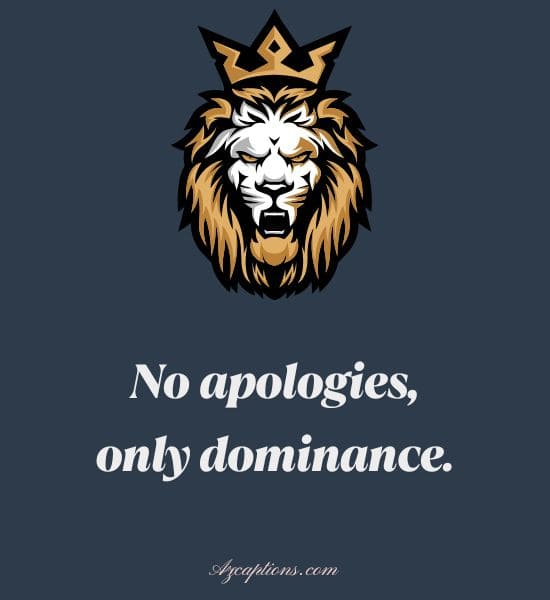 Punchy Attitude Powerful Lion Quotes