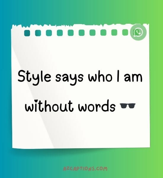 WhatsApp About Lines stylish