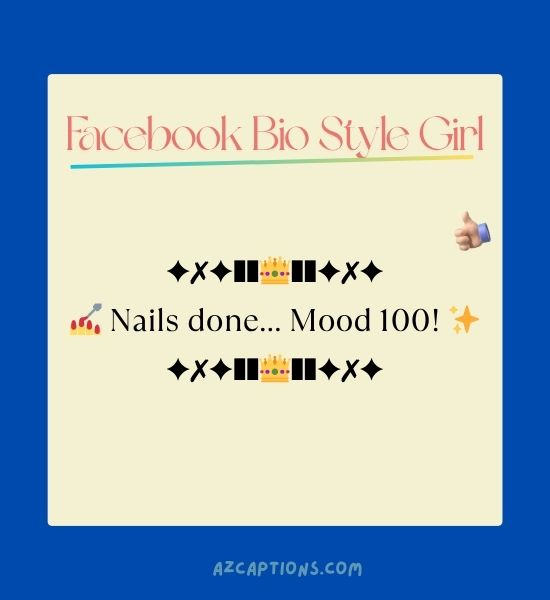 Facebook Bio Style Girl