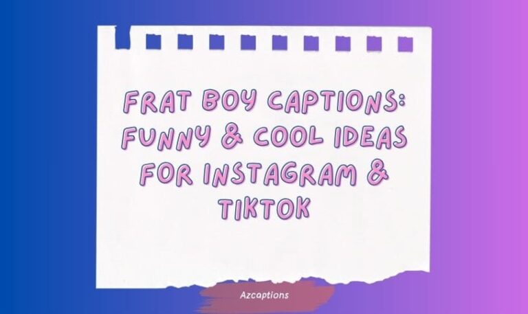 Frat Boy Captions