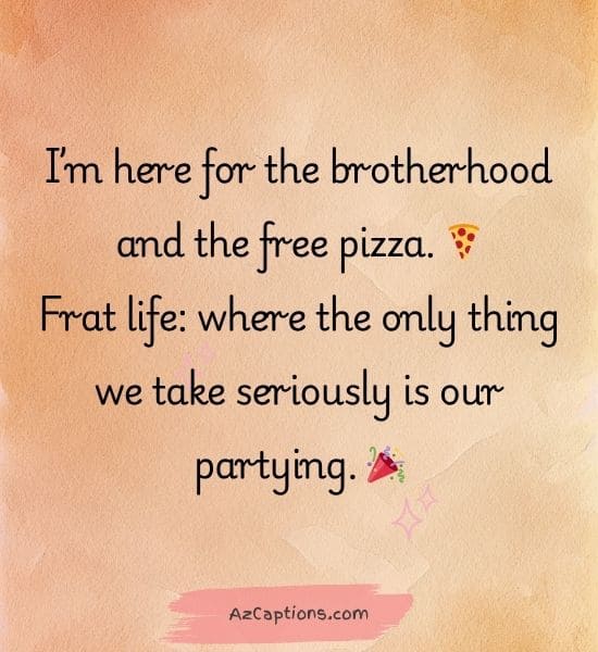 Funny Frat Boy Captions