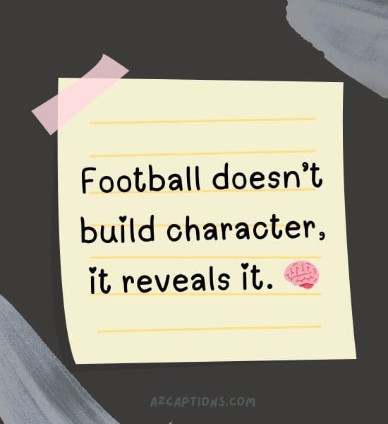 Hard IG Captions for Football