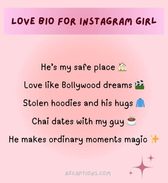 Love Bio for Instagram Girl