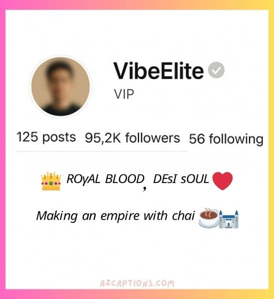 Stylish VIP Bios for Instagram Boys