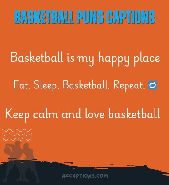 Basketball Puns Captions