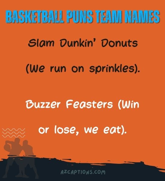 Basketball Puns Team Names
