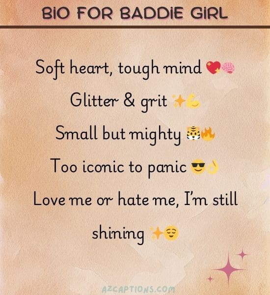 Bio For Baddie Girl