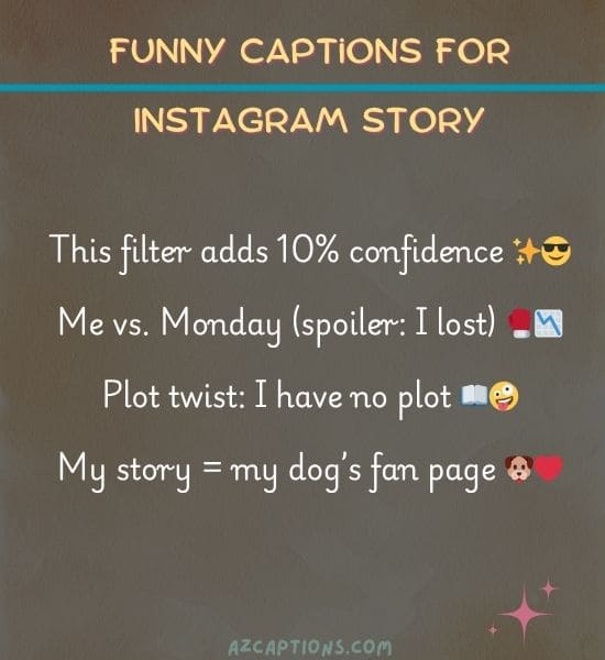 Funny Captions for Instagram Story