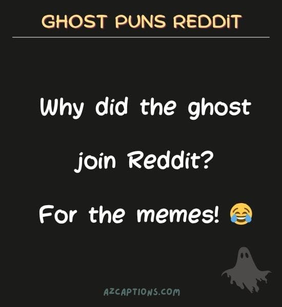 Ghost Puns Reddit