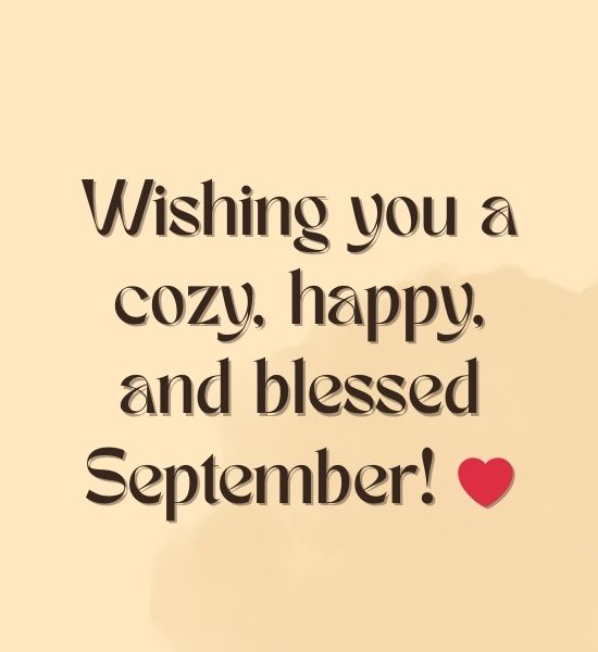 Blessing September Quotes