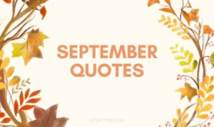 Hello September Quotes