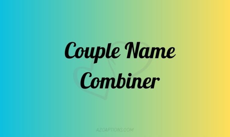 Couple Name Combiner