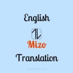 English to Mizo Translation