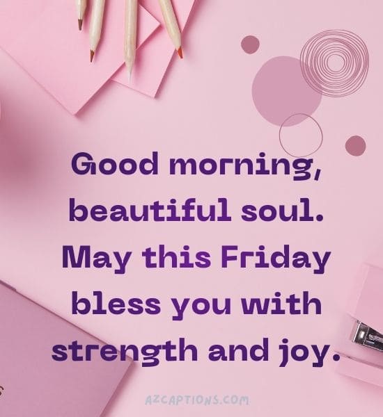 Good Morning Friday Blessings