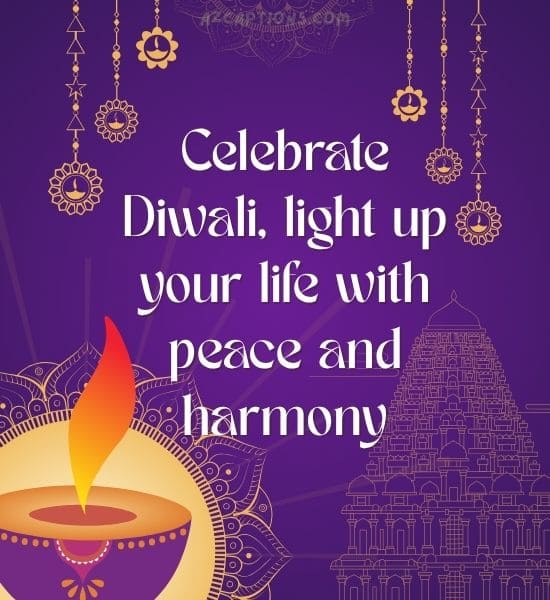 Short Diwali Captions for Instagram