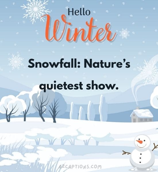Snowfall Captions for Instagram