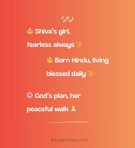 2 Line Bio For Instagram For Girl Hindu