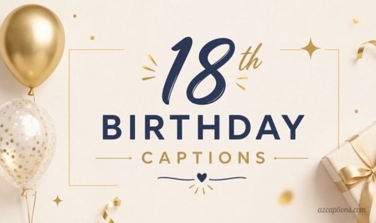 18th birthday captions